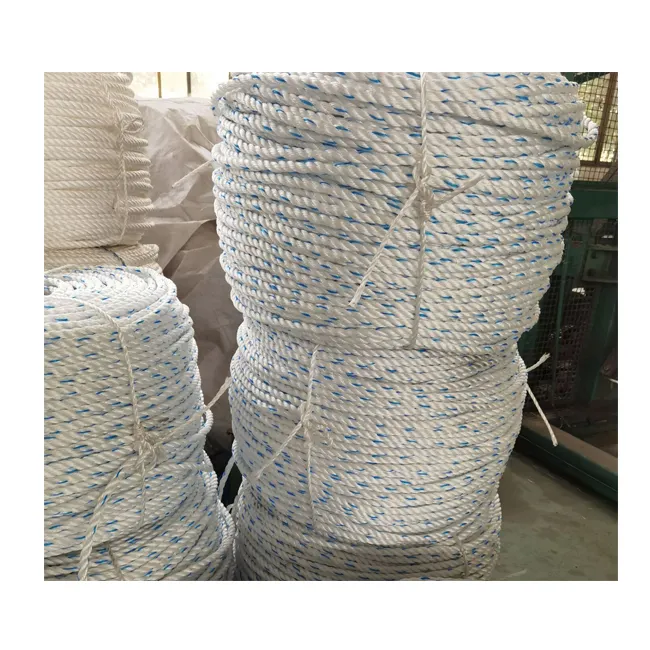 Gemi UHMWPE halat deniz halatı çift örgülü 4-296mm palamar halatı deniz