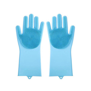 Guantes de Silicona Personalizados al por Mayor Directamente de Fábrica, Guantes de Limpieza para Cocina, Lavavajillas, Autolimpieza, Baño de Mascotas, Lavado de <span class=keywords><strong>Perros</strong></span> - Product Image 3
