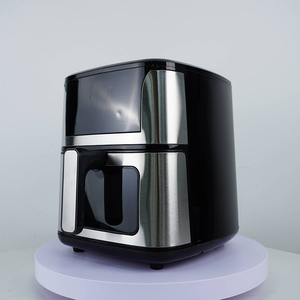 Four à air chaud multifonctionnel 5,5 L avec 8 programmes de cuisson numériques, rôtissoire carrée, déshydrateur, cuisinière sans huile, grille-pain - Product Image 1
