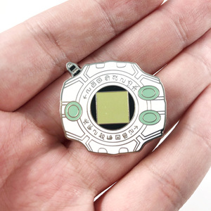 Broches de Aleación Pulida Cloisonné de Alta Calidad de 3 cm para los Fans del Anime <span class=keywords><strong>Digimon</strong></span> como Regalo - Product Image 2
