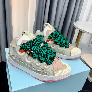 Sneaker Classiche di Design Popolare con Logo Personalizzabile, Scarpe di Lusso in <span class=keywords><strong>Vera</strong></span> <span class=keywords><strong>Pelle</strong></span> per Uomo e <span class=keywords><strong>Donna</strong></span> - Product Image 1