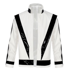 Chaqueta <span class=keywords><strong>de</strong></span> Cuero Blanca Personalizada <span class=keywords><strong>de</strong></span> Michael Jackson, Disfraz Unisex <span class=keywords><strong>de</strong></span> Beat It <span class=keywords><strong>Thriller</strong></span> para Representaciones Escénicas, Cosplay y Juegos <span class=keywords><strong>de</strong></span> Rol <span class=keywords><strong>de</strong></span> Halloween - Product Image 1