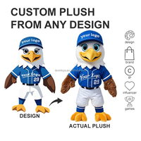 Peluche personnalisée mascotte haute qualité peluche personnalisée mascotte de club de l'événement sportif jouets en peluche peluche personnalisée