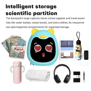 LOY C5 Elf <span class=keywords><strong>Cat</strong></span> <span class=keywords><strong>Mochila</strong></span> LED Inteligente con Pantalla, <span class=keywords><strong>Mochila</strong></span> <span class=keywords><strong>Escolar</strong></span> Ligera Impermeable Control APP Personalizable Niños Niñas - Product Image 5