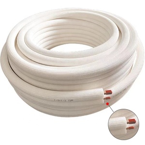 Tuyau de cuivre pré-isolé pour climatiseur de 20 m, paire de tuyaux en cuivre - Product Image 3