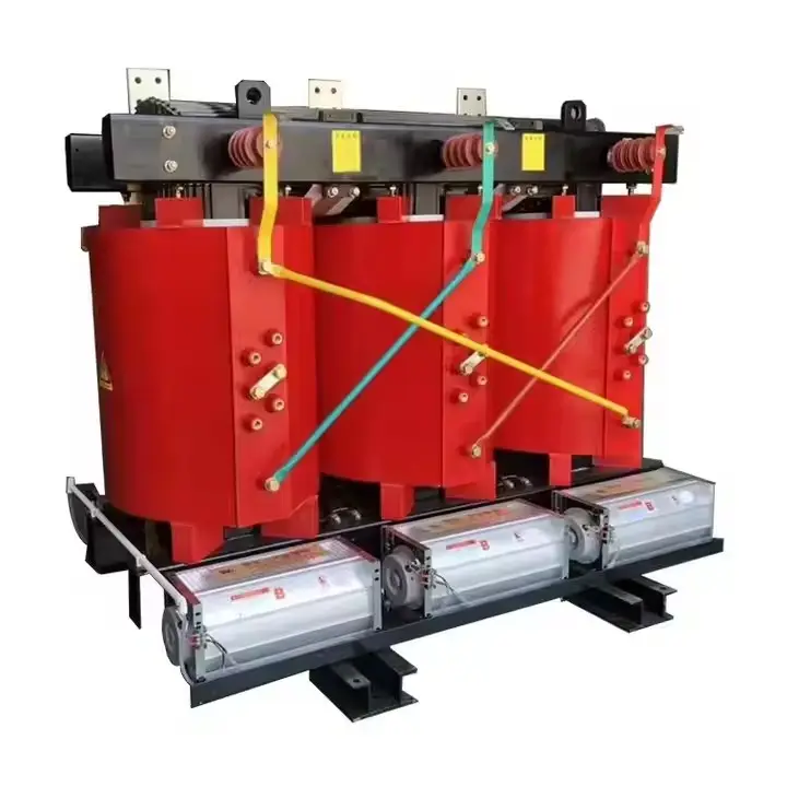 Yawei resistente al calor 316L inoxidable 630 kVA 13200V 380V transformador de tipo seco de resina fundida trifásica