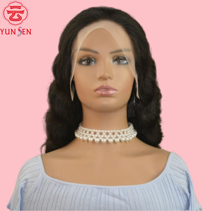 Cheveux humains vierges chinois Remy 100% naturels, perruque Lace Front 4x4, ondulation Water Wave pour femmes - Product Image 1