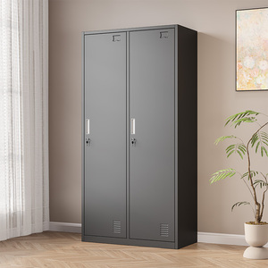 Armoire à Vêtements et Rangements pour Chambre | Vestiaire Métallique avec Casiers - Product Image 4