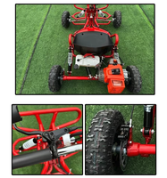 Kart à essence YLD 90cc en aluminium, monoplace, tout-terrain, pour adultes, course à haute vitesse, aventures en plein air