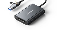 Lecteur de cartes Blueendless 5-en-1 USB 3.2 10 Gbps pour CFexpress Type A/B SD TF 4.0 Aluminium Double USB-A/Type-C