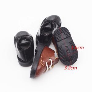 Chaussures en <span class=keywords><strong>cuir</strong></span> de poupée à l'échelle Ob11 1/12 de haute qualité pour chaussures BJD - Product Image 6