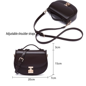 Bolsos de Hombro Pequeños Personalizados de Cuero PU Retro Minimalistas para Mujer, Bolso Bandolera de Diseño Vintage de Lujo con Cierre - Product Image 3