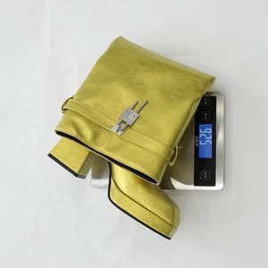 Bright Color Wide Fit Large Size 48 Women Square Toe Overlay Shoes Lady Lock Shark <b>Booties</b> Chunky Heels Knee High Boots - Product Image 6