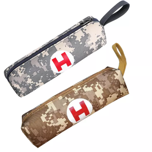 Bolsa táctica con cremallera para bolígrafos, bolsa de camuflaje impermeable de nailon para estudiantes al aire libre, paquete de lápices con primeros auxilios EDC, bolsa de Kit de supervivencia - Product Image 1