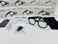 Gafas Inteligentes AIMB-G2 con Cámara de 8MP, Grabación de Video Local, Traducción IA en Tiempo Real para Llamadas, Foto Remota y Asistente de Voz