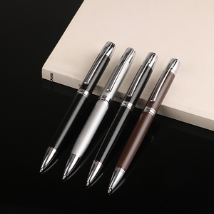 2025 Werbe metalls tifte Gravur Laser LOGO Heavy Roller Ball Pen für Werbung Twist Hotel Mechanism Ball Pen - Product Image 1
