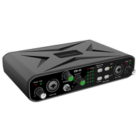 Carte son Rayco New 2 entrées 2 sorties avec alimentation fantôme 48V, préamplificateur micro, carte son pour enregistrement en studio