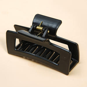 مشبك قرش سيليكون بلاستيكي ناعم جديد مضاد للسقوط ناعم بلون صلب مطاطي مجوف مستطيل - Product Image 3