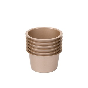 Forbake Tall Straight Muffin Cup Mold 6 Piece <b>Set</b> <b>Baking</b> Tool For Cupcakes Pudding Home Use - Product Image 4