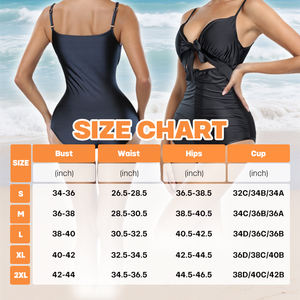 ชุดกระชับสัดส่วนสำหรับผู้หญิงชุดว่ายน้ำยกก้นแบบผูกเชือกรัดเอวปรับทรงได้ปรับแต่งโลโก้ได้ตามต้องการ - Product Image 6