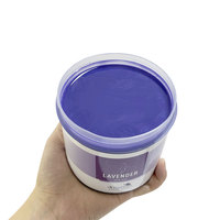 Cire dépilatoire douce à la lavande, liposoluble, 425g, en pot, pour l'épilation des jambes et du corps, marque privée, Angelina Factory OEM Industrial