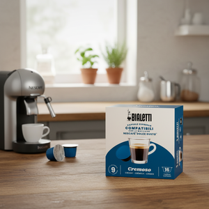 Capsule di Caffè Bialetti 16 Cremoso in Alluminio Compatibili con Dolce Gusto con Coperchio 0,19 Capsule - Product Image 3