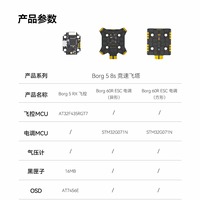 IFlight Borg 60R 4-en-1 ESC 60A 3-8S BLHeli_32 STM32G071 20x20mm Protection TVS anti-étincelles pour drone FPV de course et Cinelifter