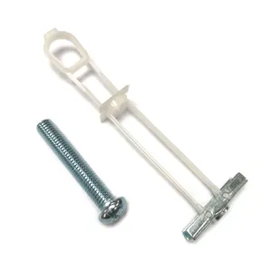 Latest New Design High Quality Cavity Anchor Nylon Snap Toggle Spring Strap Toggle Anchor Bolt Nylon Drywall Anchor