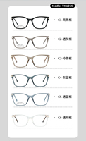Gafas de Moda para Mujer, Monturas de Lujo al por Mayor, Tendencia Actual, TR, Nylon, Acetato, Metal, Alta Calidad