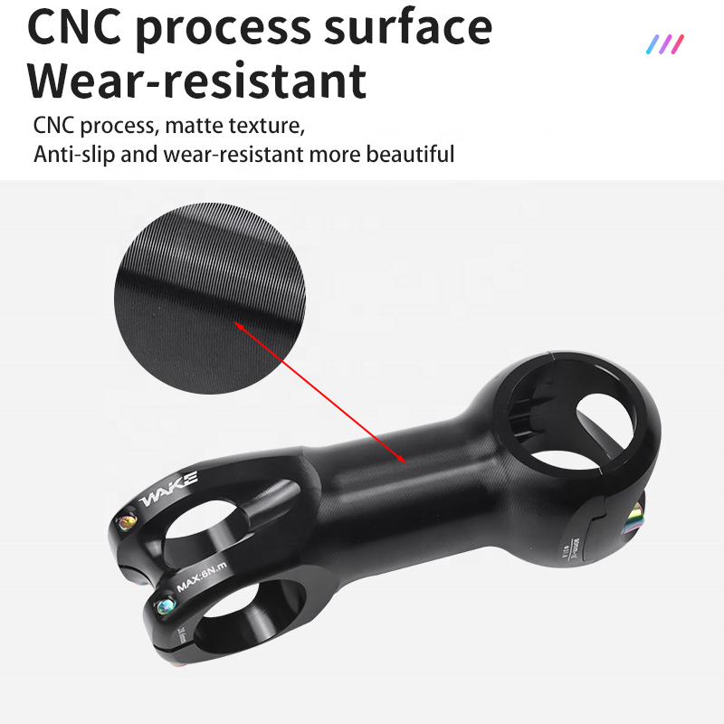 WAKE バイクステム CNC アルミ合金 31.8 ミリメートルシルバー