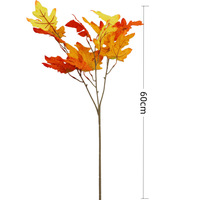2026 Nieuwe Stijl KEMIN Merk Kunstmatige Esdoornbladeren Takken Gele Zijden Bloemen High-End Binnenhuisdecoratie Recycleerbaar Herfst