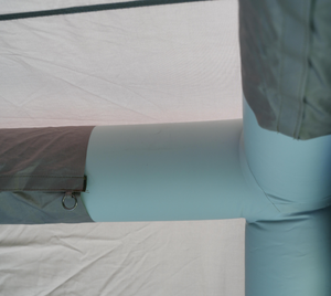 Tente gonflable portative automatique de glamping pour l'extérieur tente pliable de toit d'Oxford avec deux chambres à coucher pour le camping de famille - Product Image 6