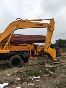 รถขุดตีนตะขาบมัลติฟังก์ชั่นแบบเกาหลี HYUNDAI 200-5รถตีนตะขาบประสิทธิภาพสูง - Product Image 2