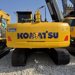 นำเข้าจากญี่ปุ่น รถขุดไฮดรอลิกแบบตีนตะขาบ โคมัตสึ PC200 มือสอง ขนาด 20 ตัน สำหรับงานก่อสร้าง - Product Image 2