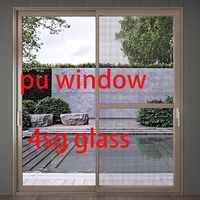 Proveedor de Ventanas de PU, Ventana Abatible de Fibra de Vidrio y Compuesto de PU, Buen Aislamiento Térmico, Antioxidante, Puerta para Proyectos Costeros