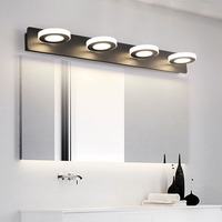 Miroir de salle de bain LED avec éclairage intégré, luminaire moderne et simple pour coiffeuse