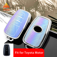 DM Housse de clé de voiture en TPU souple et cuir de haute qualité, la plus vendue, pour Toyota 2023 Toyota Lingfang Harrier RAV4