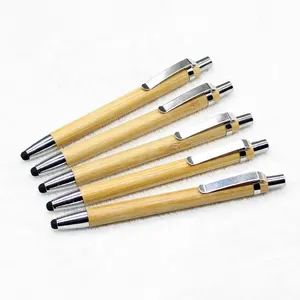 Перерабатываемая бамбуковая ручка для сенсорного экрана, эко-бамбуковая ручка-стилус