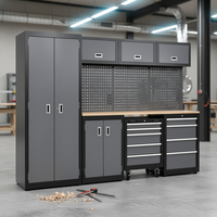 Ensemble d'armoires de rangement pour garage et atelier, établi, organisateurs d'outils |   OEM |   Acier laminé à froid |   Garantie de 3 ans |   Direct