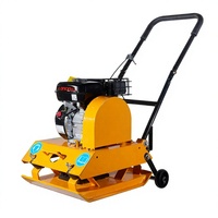Nouveau Compacteur à Plaque ZUJI PC80 à Démarrage Manuel, Moteur Essence 6.5HP, 13KN, 5600 tr/min, 20cm, 570*450mm, Haute Efficacité