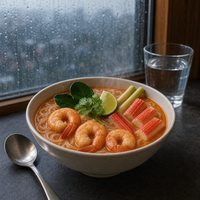 Nouilles de soupe Tom Yum style thaïlandais, saveur épicée et aigre, pour la vente au détail et les supermarchés asiatiques