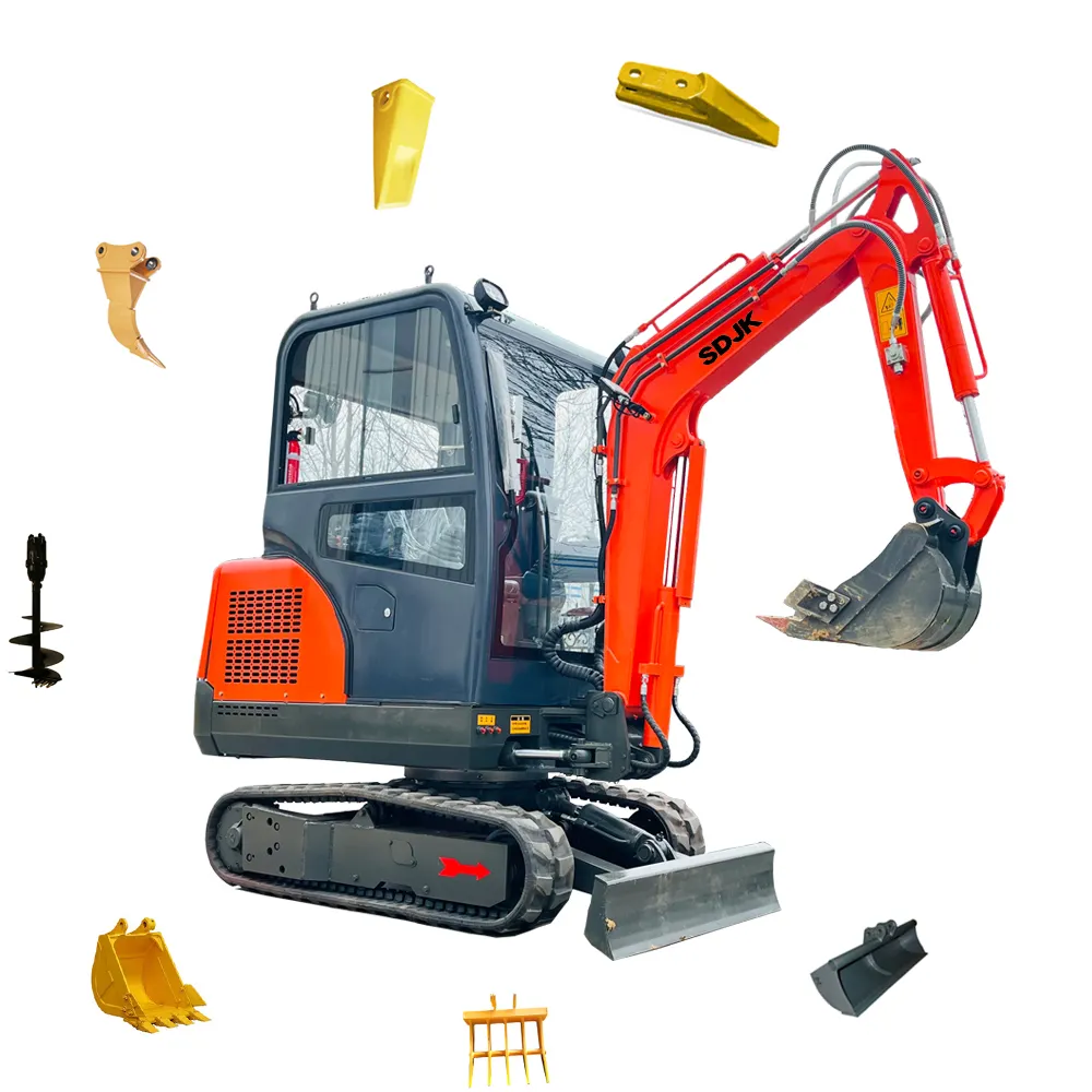 New cheap Mini Excavator small digger crawler hydraulic excavator 2 ton 3 ton mini excavator with CE EPA for sale bagger