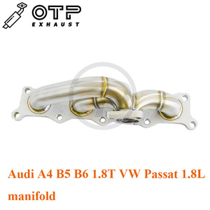 오디오 * A4 B5 <span class=keywords><strong>B6</strong></span> 1.8T VW 파사트 1.8L 고성능 SUS304 스테인리스 스틸 tur bo 매니폴드 용 OTP 배기관 - Product Image 6