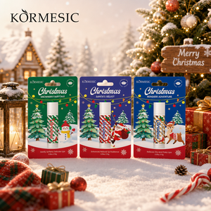 ลิปบาล์ม KORMESIC แบรนด์ส่วนตัว 5 กรัม กลิ่นผลไม้ ชุ่มชื้น นุ่ม ฉ่ำวาว สำหรับเทศกาลคริสต์มาส ของขวัญจากซานต้า รูปทรงตุ๊กตาหิมะและกวางเรนเดียร์ - Product Image 1