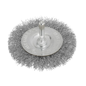 Abrasives, <b>Wire</b> <b>Brushes</b>, FERVI CIRCULAR <b>BRUSH</b> WITH SHANK - Product Image 1