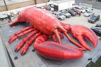 Ballon gonflable géant pour homards/animaux marins