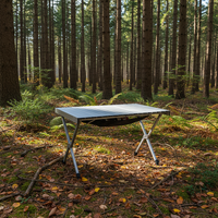 Table pliante réglable en aluminium pour le camping en plein air