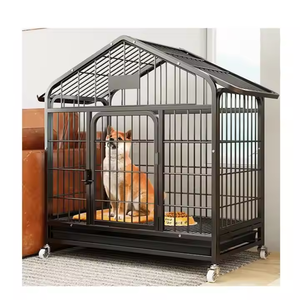 Wholesale Top Sales Multiple Sizes <strong>Dog</strong> <strong>Kennel</strong> Metal Foldable <strong>Stainless</strong> <strong>Steel</strong> Large Pet Cat <strong>Cage</strong> House - Product Image 1