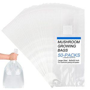 Sacs <span class=keywords><strong>de</strong></span> culture <span class=keywords><strong>de</strong></span> champignons Shiitake XL extra épais <span class=keywords><strong>de</strong></span> 5 microns Fibre végétale <span class=keywords><strong>de</strong></span> grande taille pour l'emballage <span class=keywords><strong>de</strong></span> substrat - Product Image 1