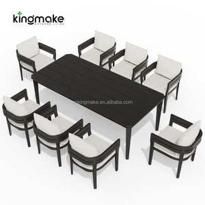 Juego de Muebles de Comedor de Lujo Modernos para Exteriores, Juego de Mesa de Jardín Impermeable, Silla de Jardín para Patio, para Hotel, Junto a la Piscina - Product Image 4